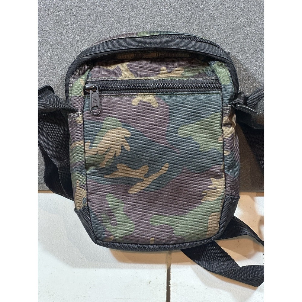 CAT Camo Caterpillar Crossbody Shoulder Sling Bag Multi Pockets #CAT - Picture 3 of 5
